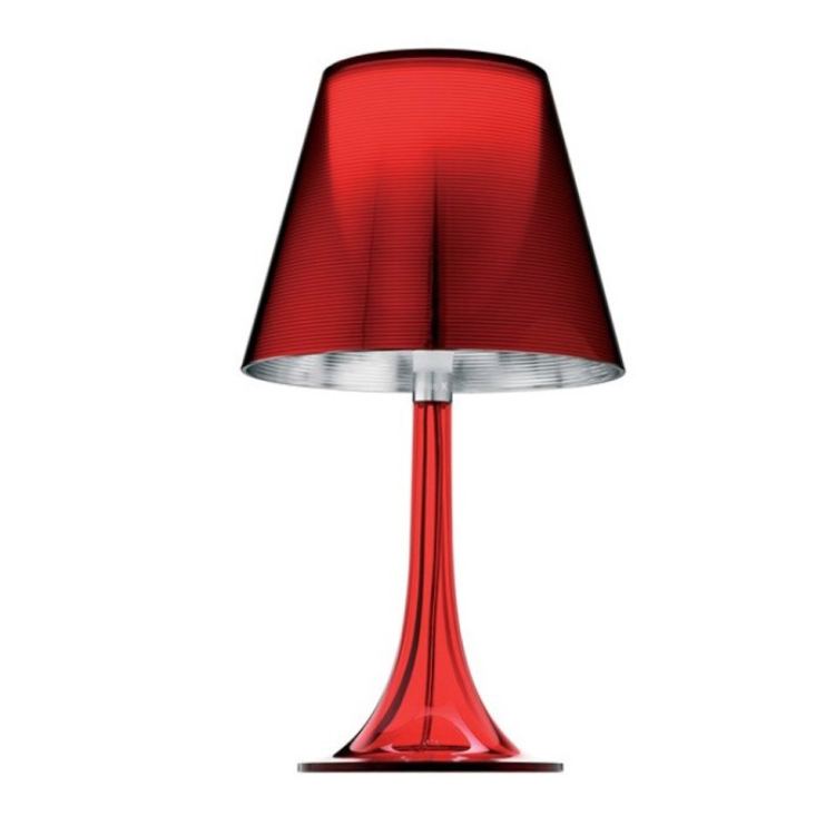 Popping Colors - Flos Miss K Transparent Aluminised Red Table Lamp